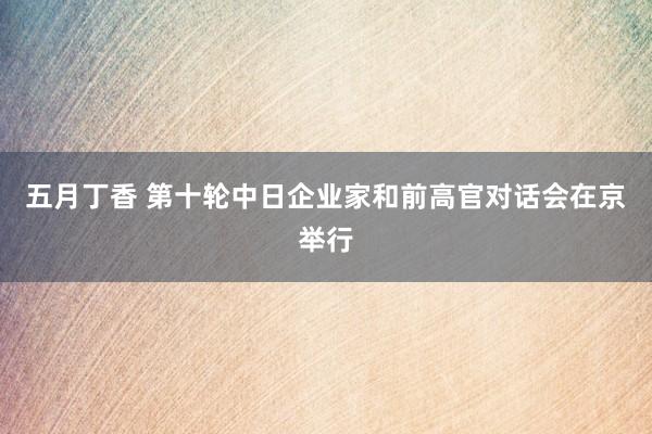 五月丁香 第十轮中日企业家和前高官对话会在京举行