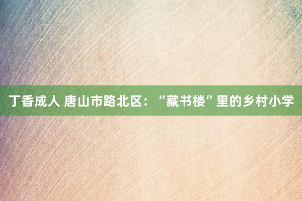丁香成人 唐山市路北区：“藏书楼”里的乡村小学